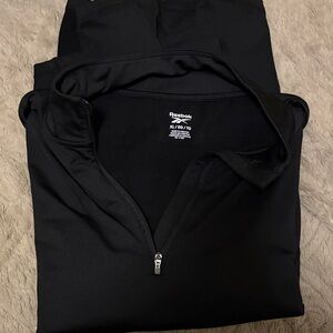 Reebok Midnight Black Half-Zip Pullover